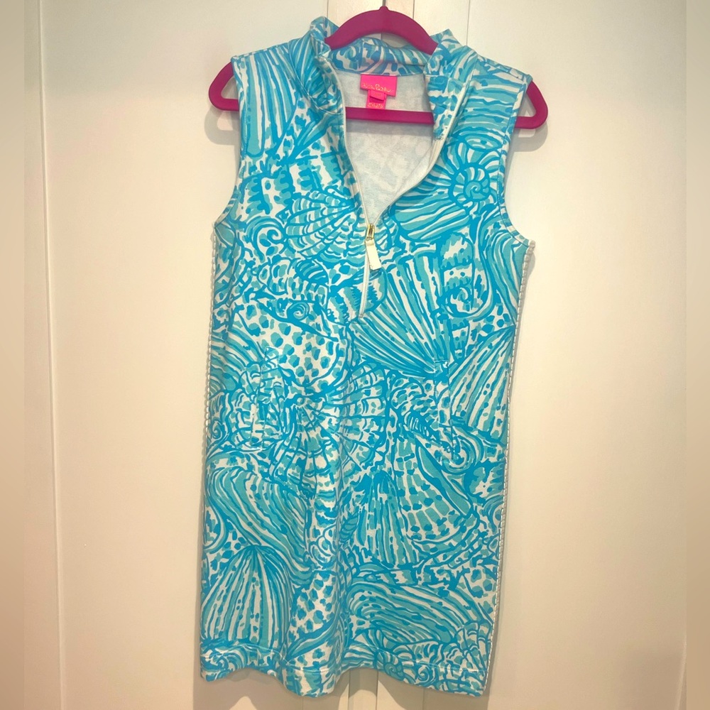 Girls’ Size Large (8/10) Blue and White Lilly Pulitzer Sundress